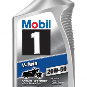 Mobil 1 V-Twin 20W-50 Synthetic Motorcycle Oil 112630