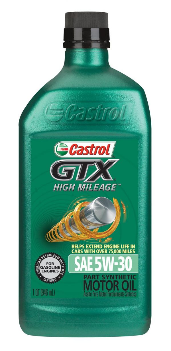 Castrol GTX High Mileage Motor Oil CAST530HM